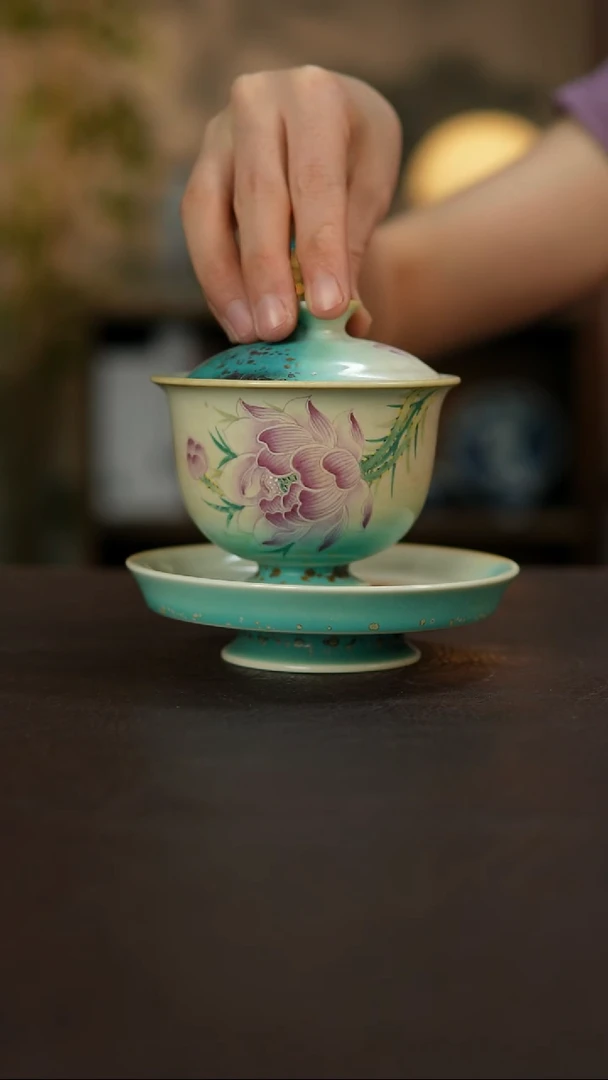 杯景德镇陶瓷杯碗柴烧多人