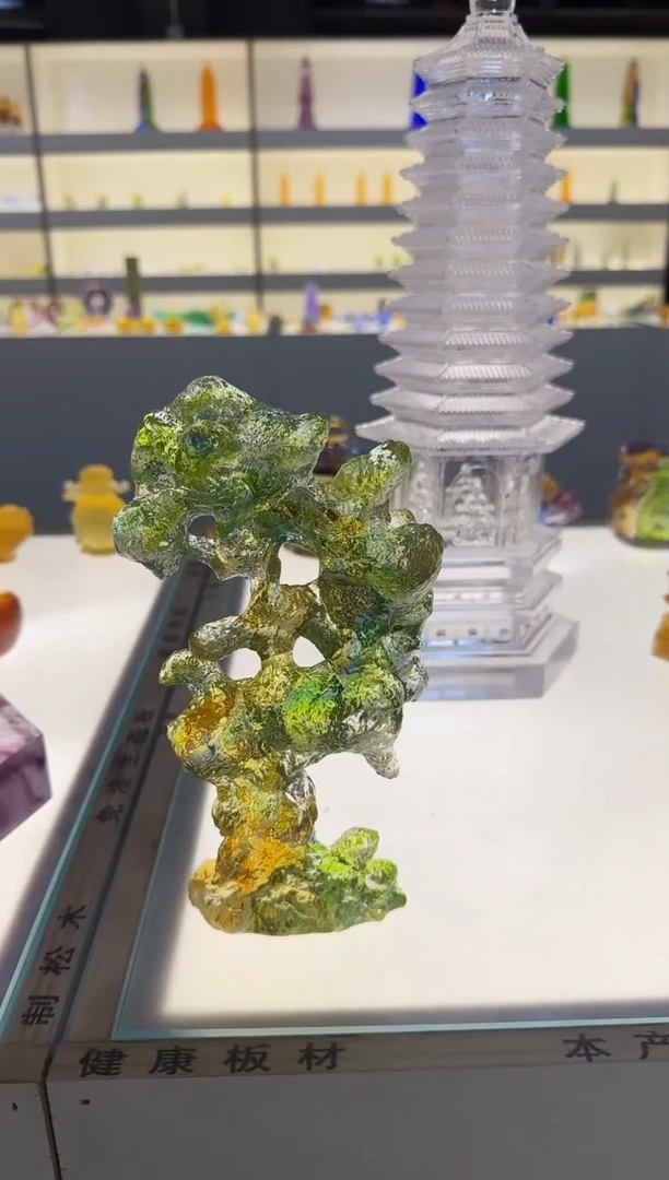 手工艺品琉璃太湖石21厘米