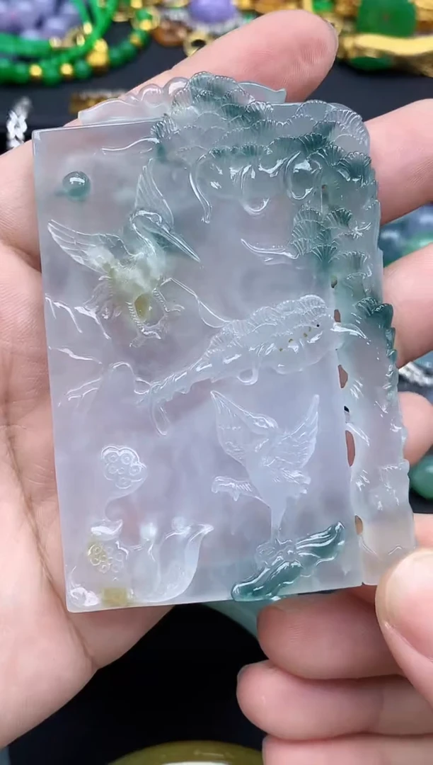 颈饰未镶嵌翡翠736-春日珠宝