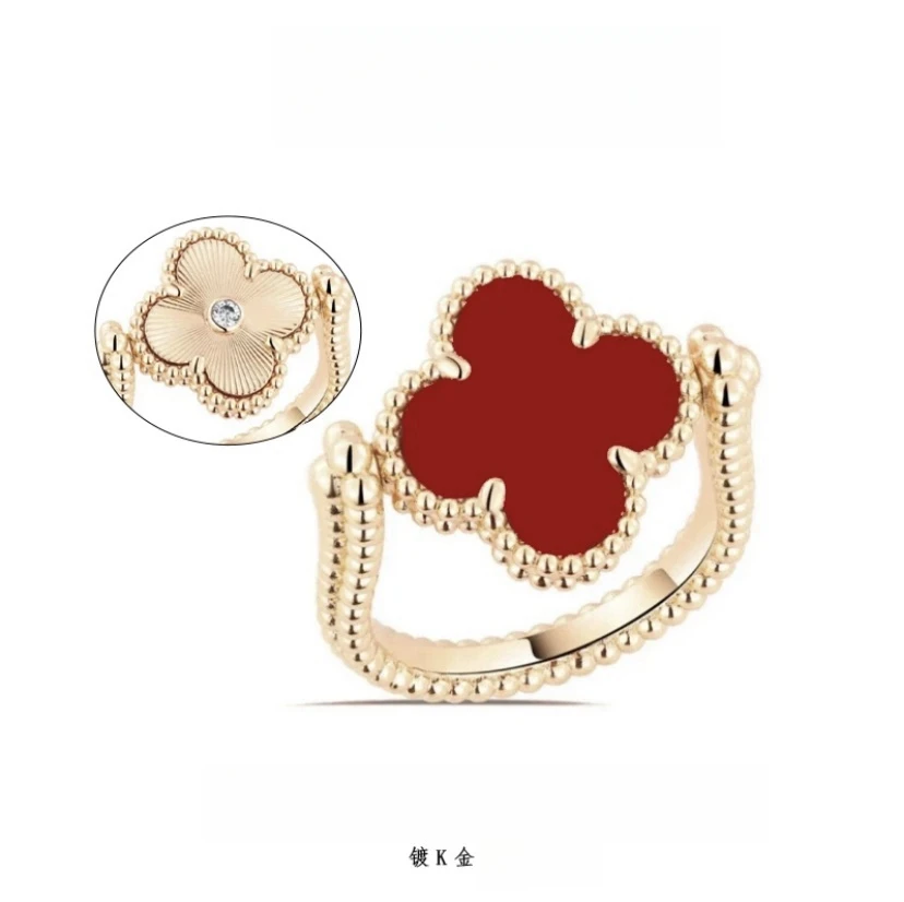 花花翻转戒          经典设计师款丝巾