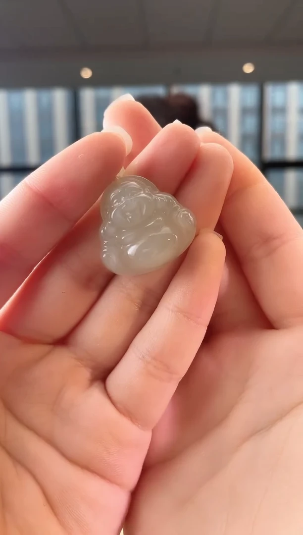 和田玉未镶嵌颈饰25佛公 多样性发其一