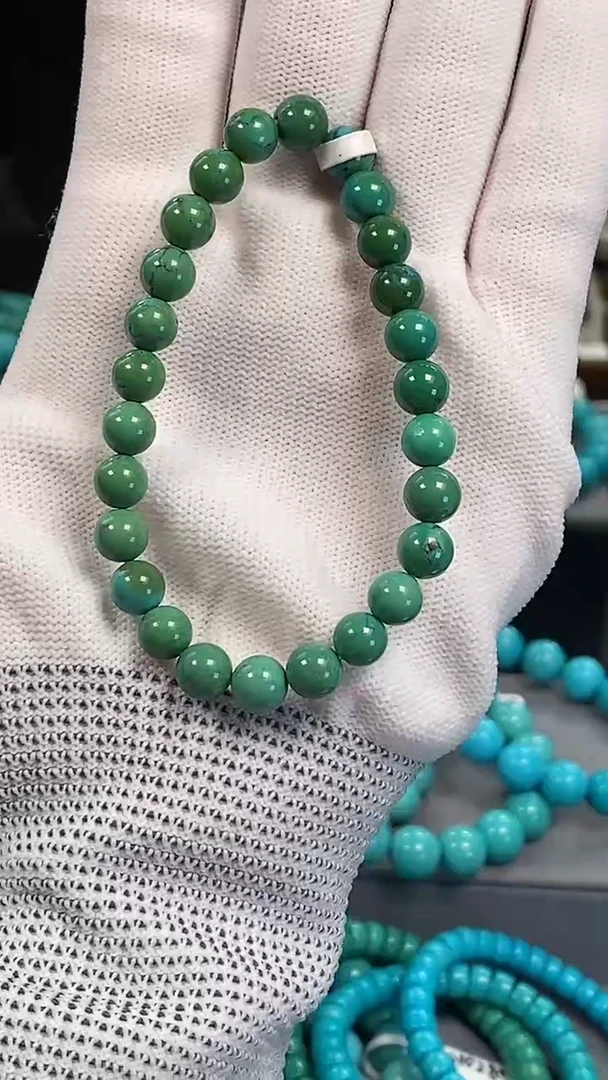 未镶嵌绿松石手串1
