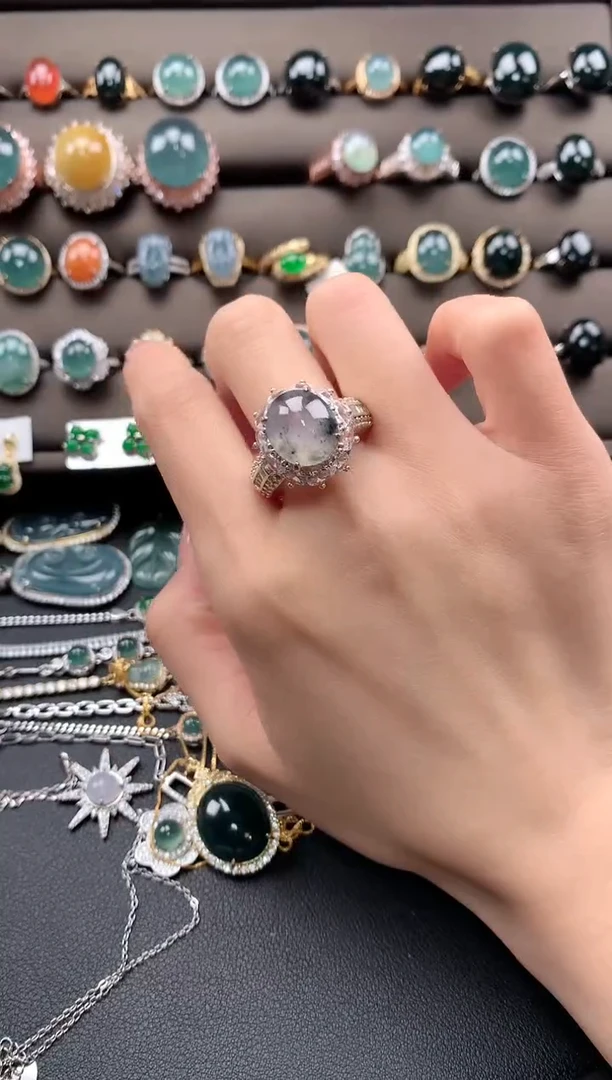 【闪购商品】翡翠戒指合金3213231432432423