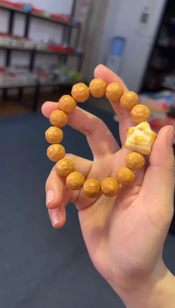 吊坠菩提根/象牙果  13mm猴头沙糖桔单圈