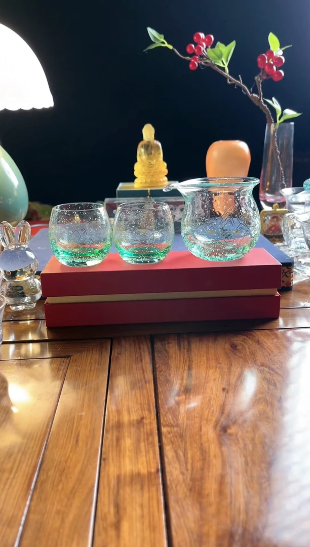 千里江山一壶两杯
