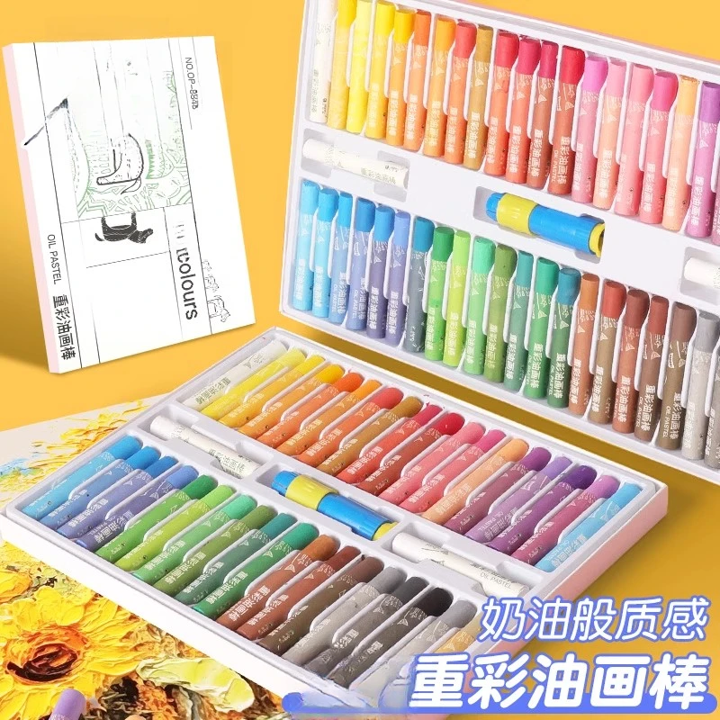 36色油画棒蜡笔软性重彩棒k309