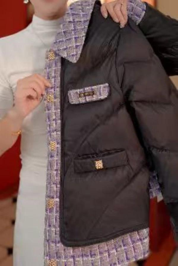 AQ-2025年冬季新款小香风羽绒服