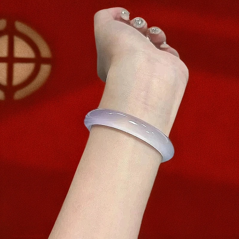 【冰紫手镯】体验精品款【有正圈有圆条】