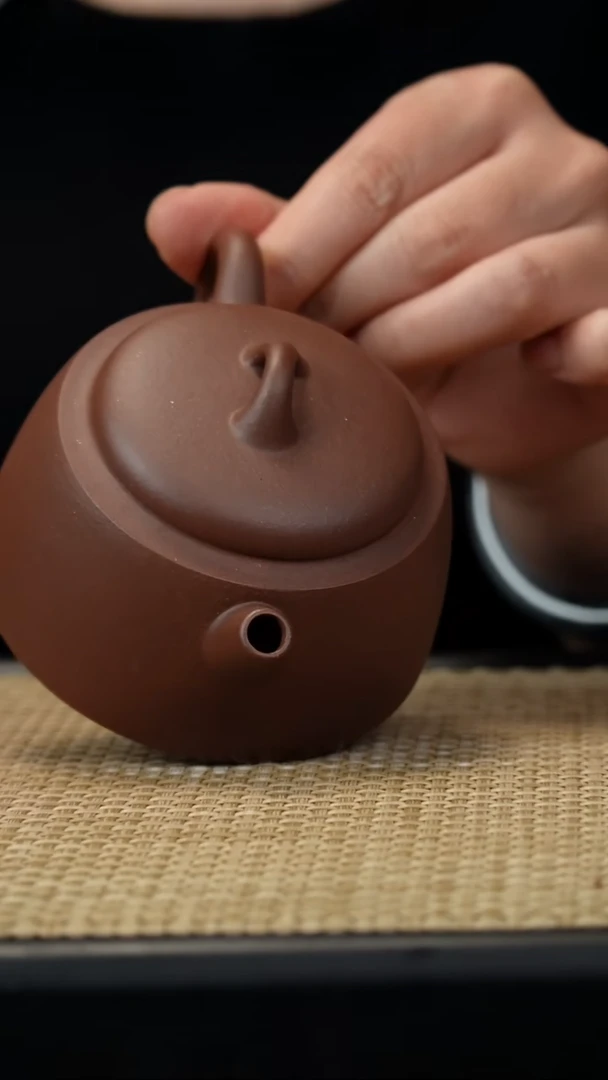 茶壶紫砂紫泥井栏150口盖紧