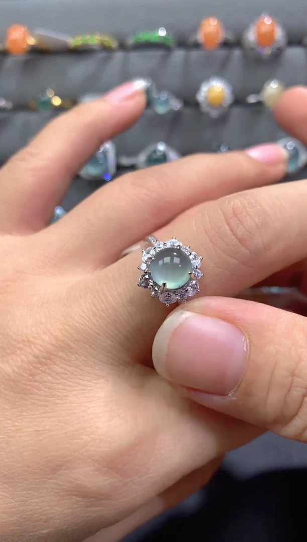 未镶嵌戒指翡翠翡翠A货翡翠A货