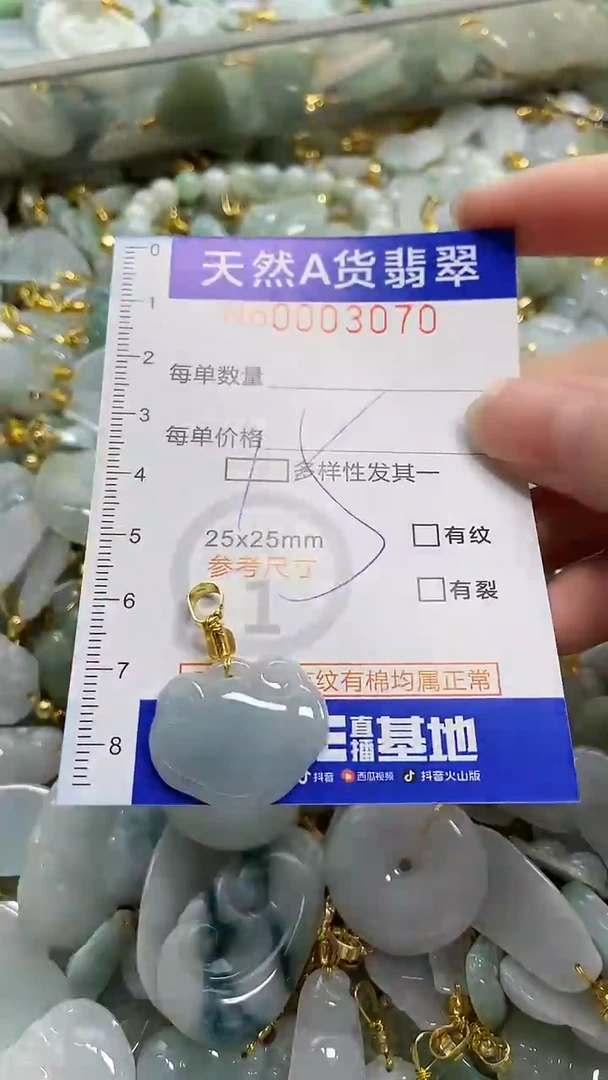 颈饰未镶嵌翡翠天然A货翡翠