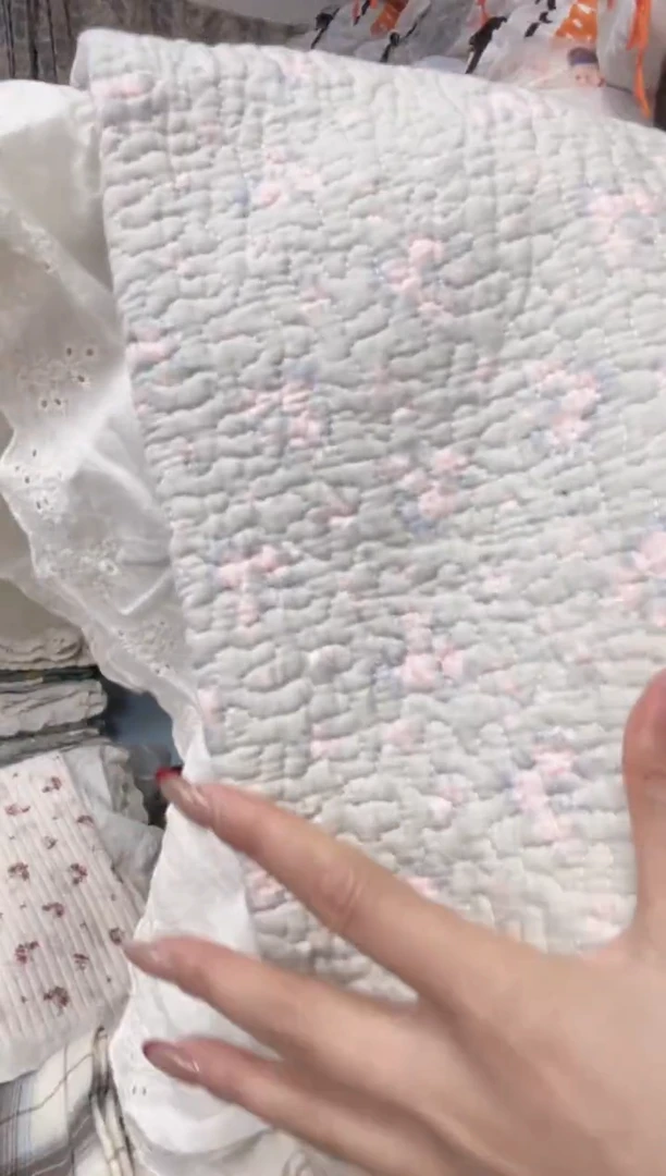 棉棉  夹棉 法式 枕套