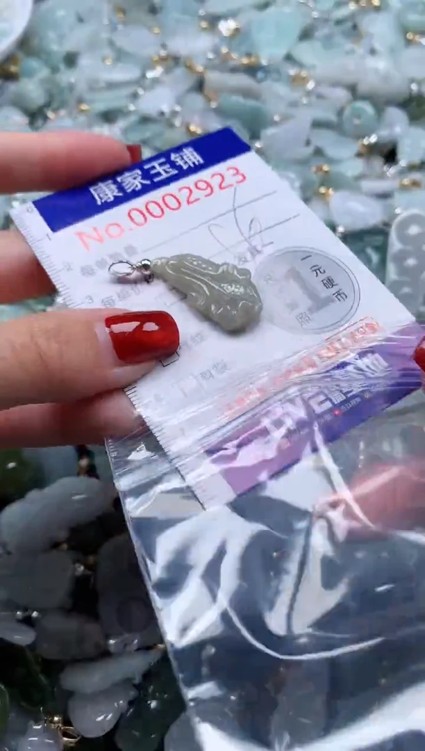 翡翠未镶嵌吊坠(不含链)2923