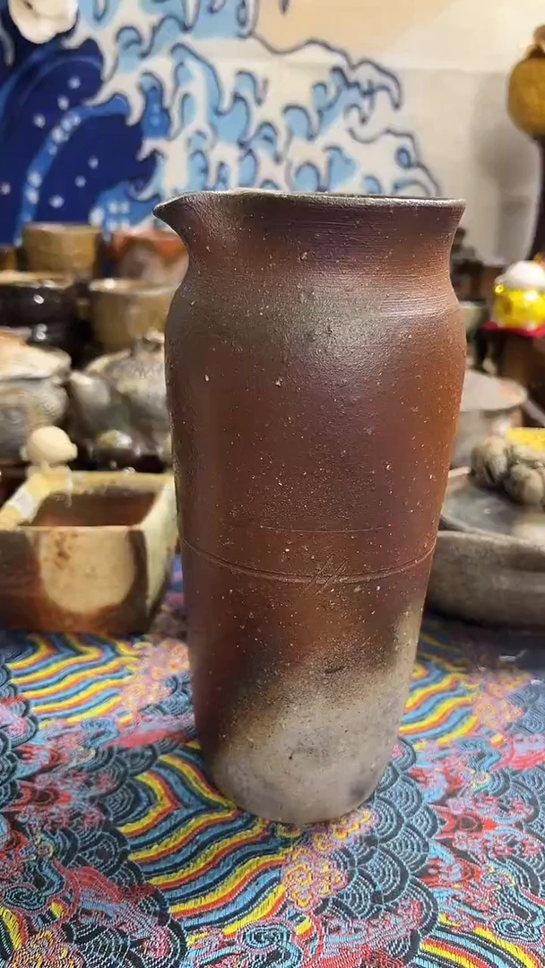 凉水瓶日式备前烧茶具茶周边