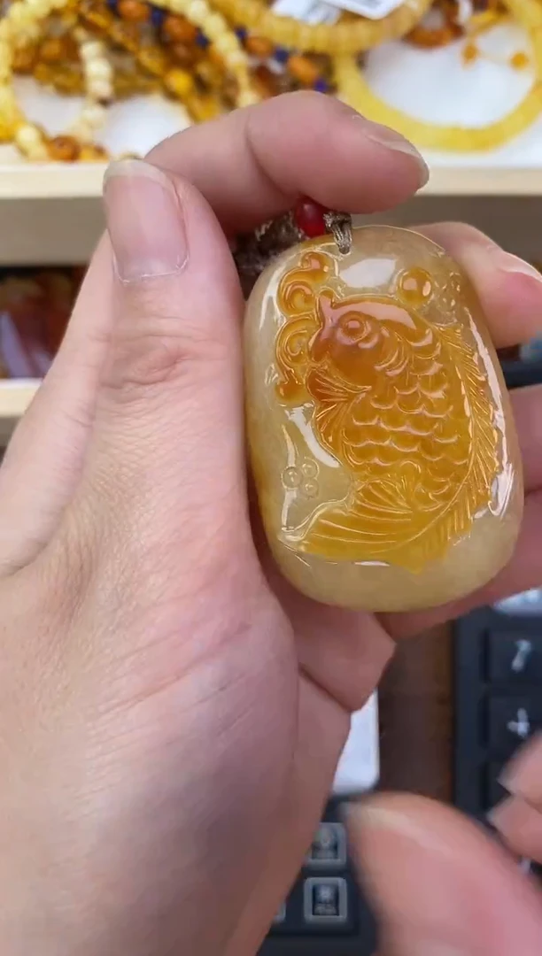 裸石琥珀未镶嵌天然琥珀蜜蜡