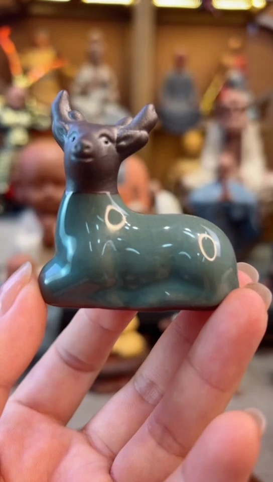 紫砂茶宠器闵茶宠摆件