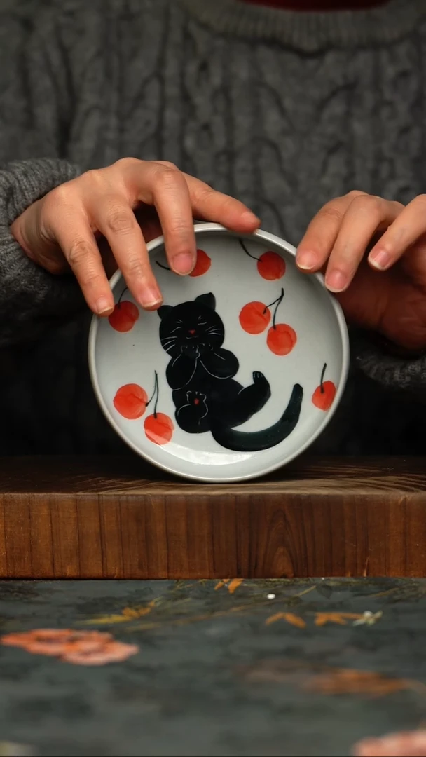 瓷片景德镇手工绘画同款