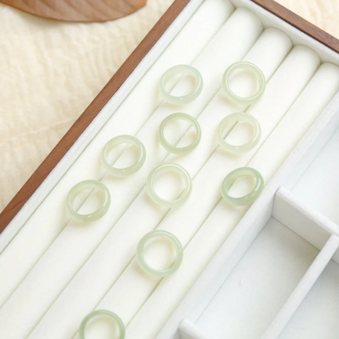 【云边】晴水和田玉 戒指（多样性发其一）