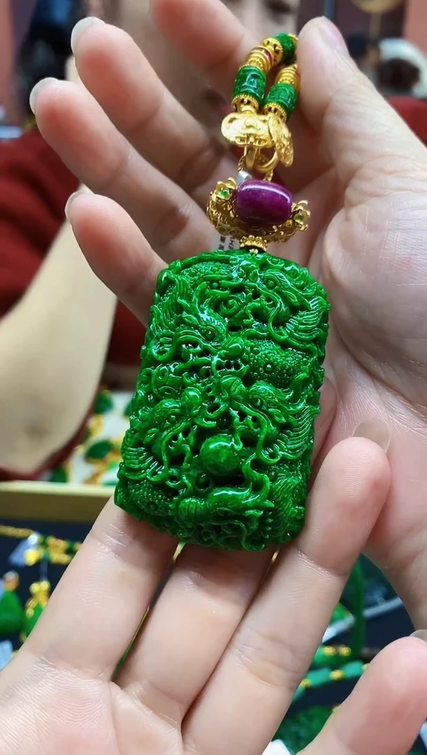 颈饰未镶嵌翡翠翡翠吊坠