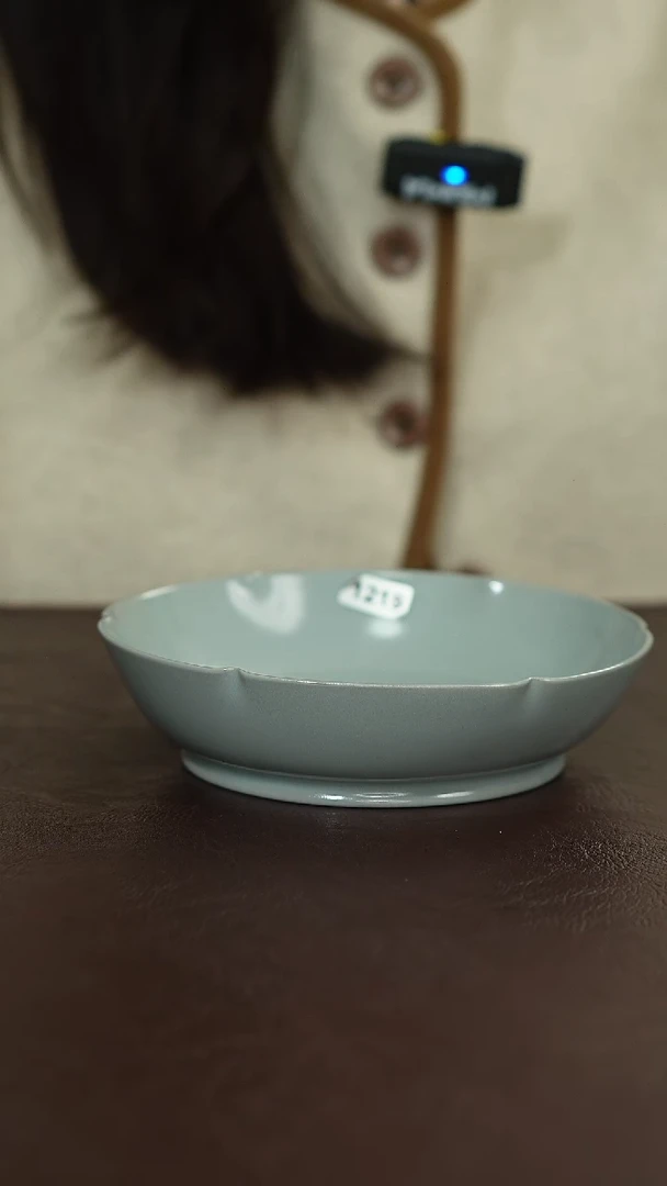 摆件陶原矿原釉汝宋汝瓷 微瑕