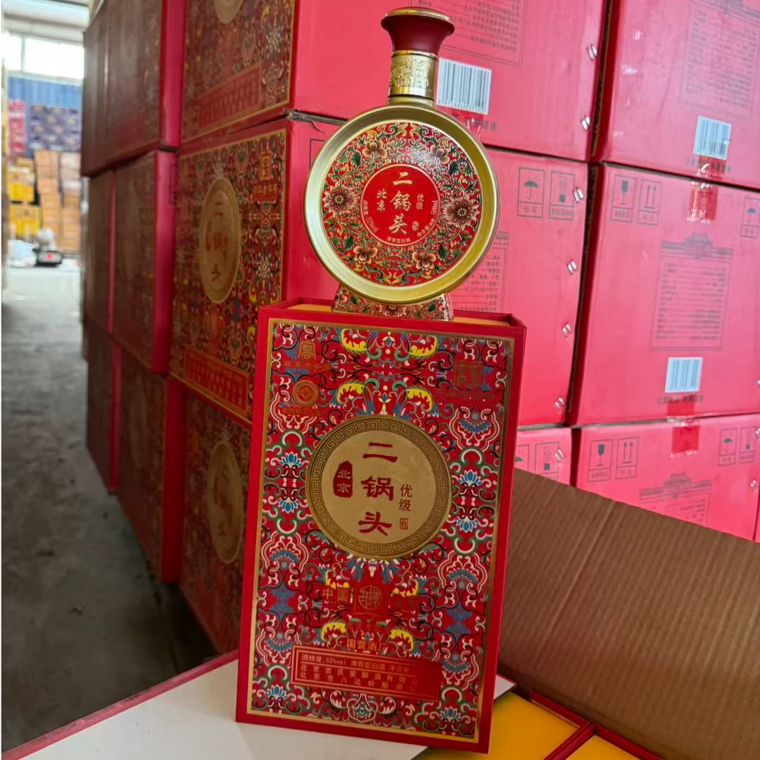 无品牌北京二锅八达岭红彩52度500ml*6