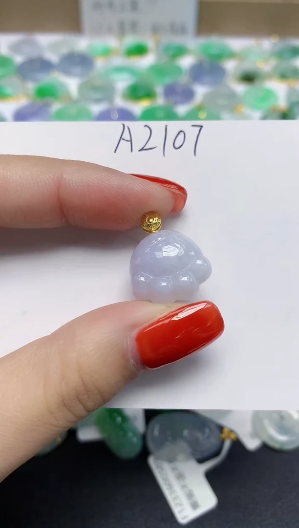 颈饰未镶嵌翡翠天然缅甸翡翠A货翡翠百元以上9元证书费自理