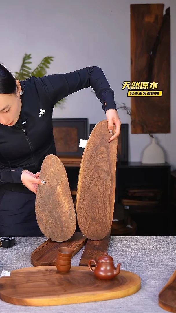 木k****u北美黑胡桃原木.干裂疤结不属于商品质量问题