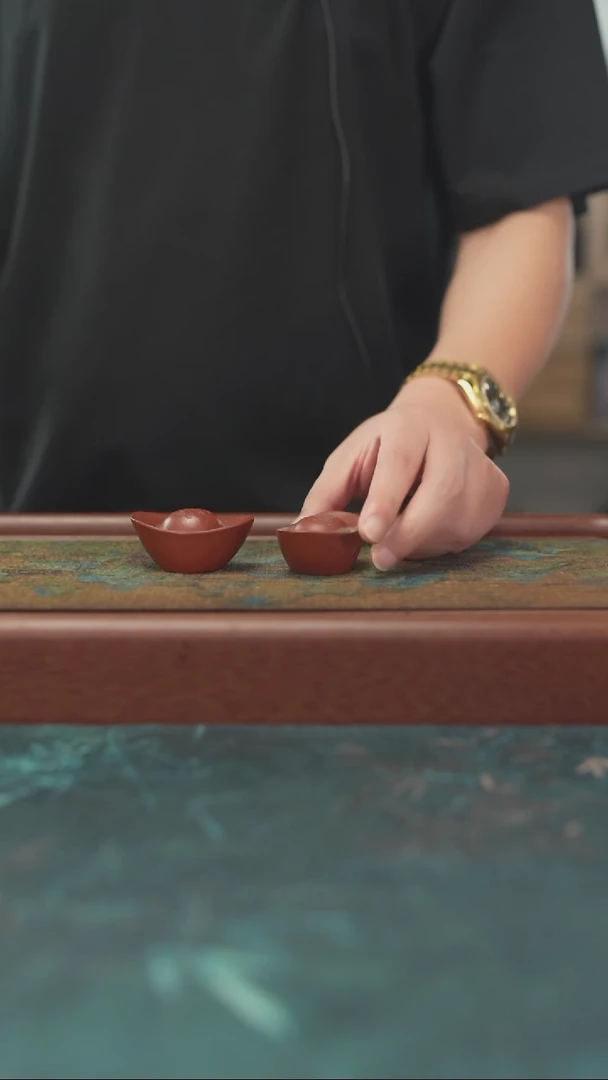 摆件7.15大光紫砂 金元宝