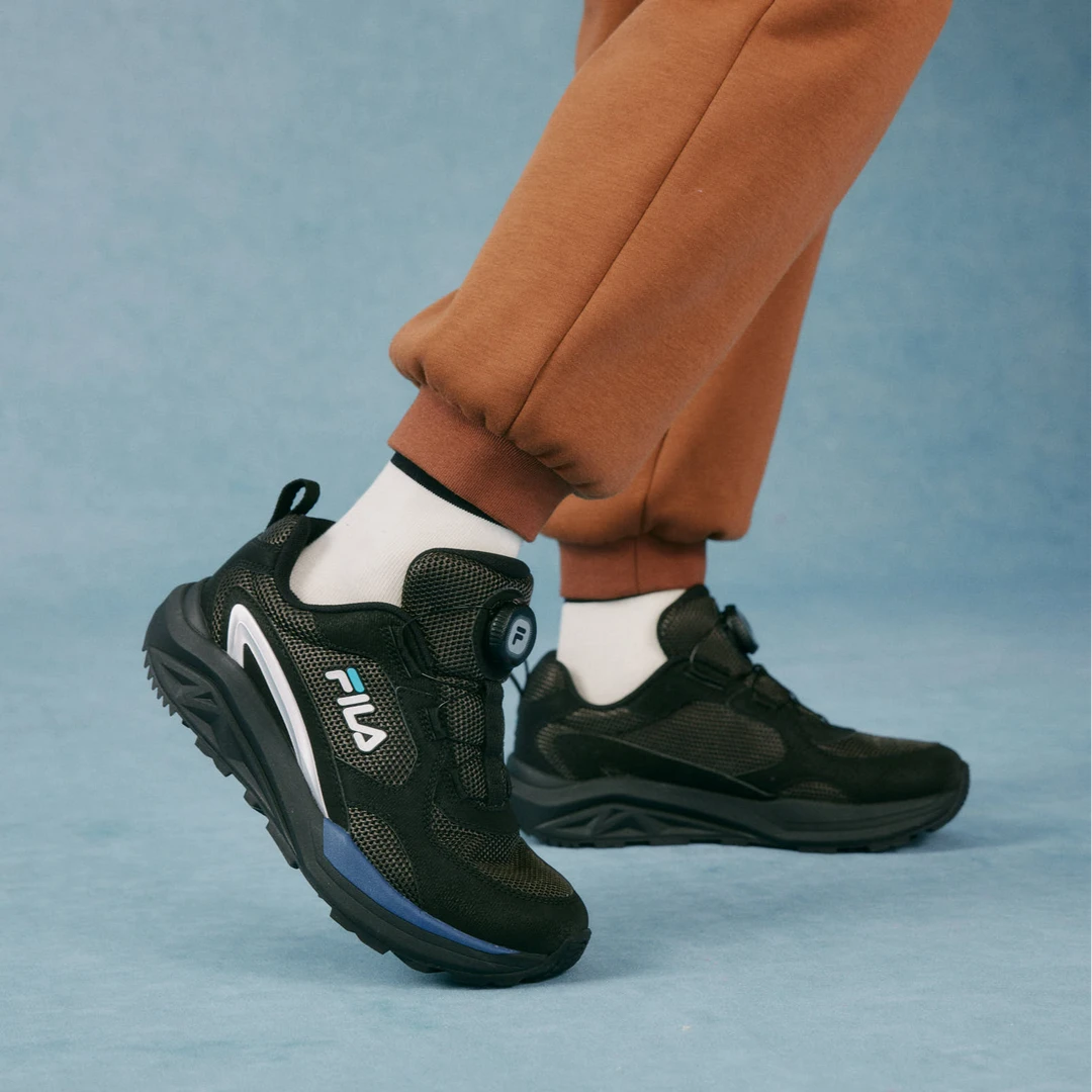 【山猫】斐乐儿童2025潮款鞋秋季新款大童运动鞋专业跑鞋K55B532501