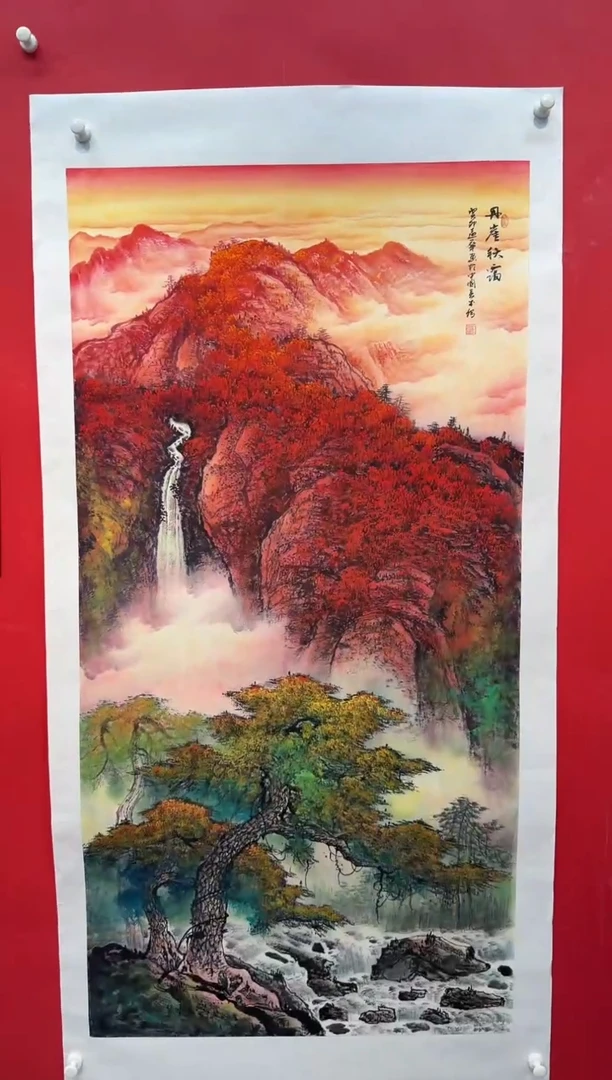 国画画家陆远华纯手绘原作