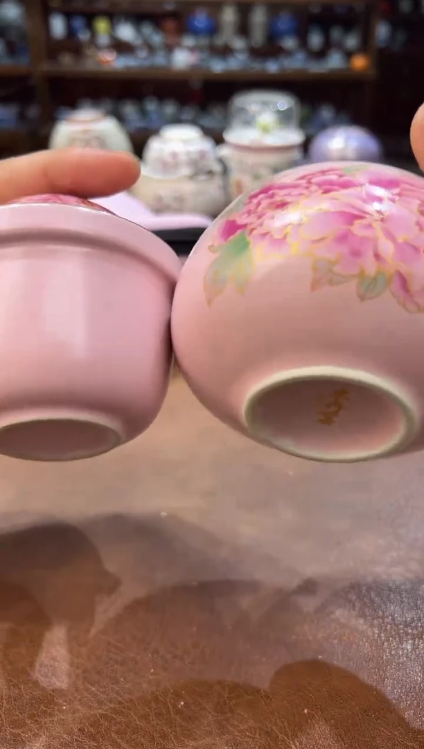 真的很便宜超好看会开片的旅行茶具