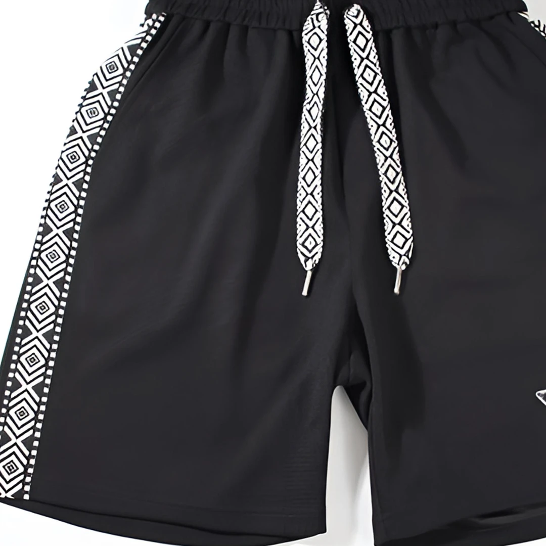 暗黑纹路设计休闲裤 1069