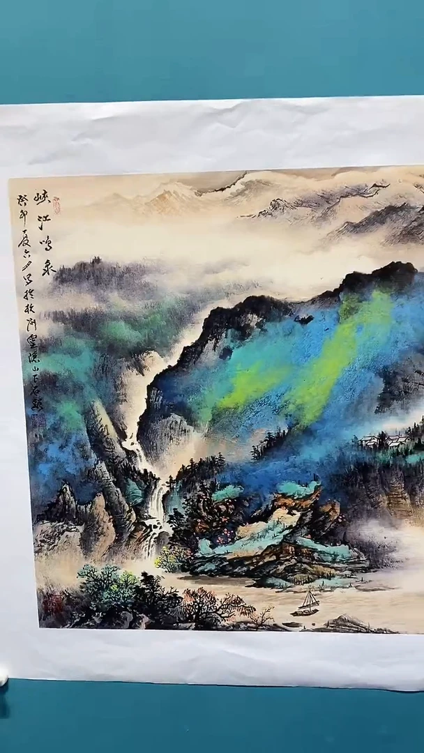 国画画都展厅明德老师国画作品12