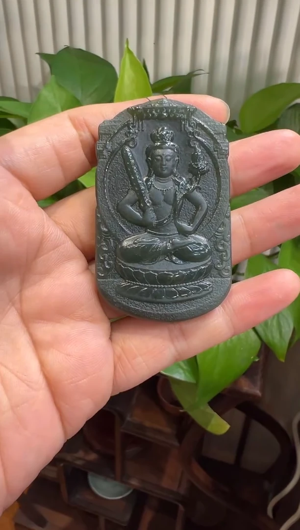 和田玉未镶嵌颈饰吉*挂件1