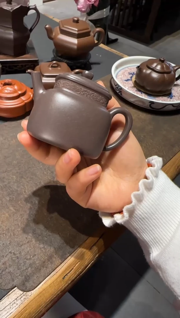 【闪购商品】紫砂茶壶四方言心