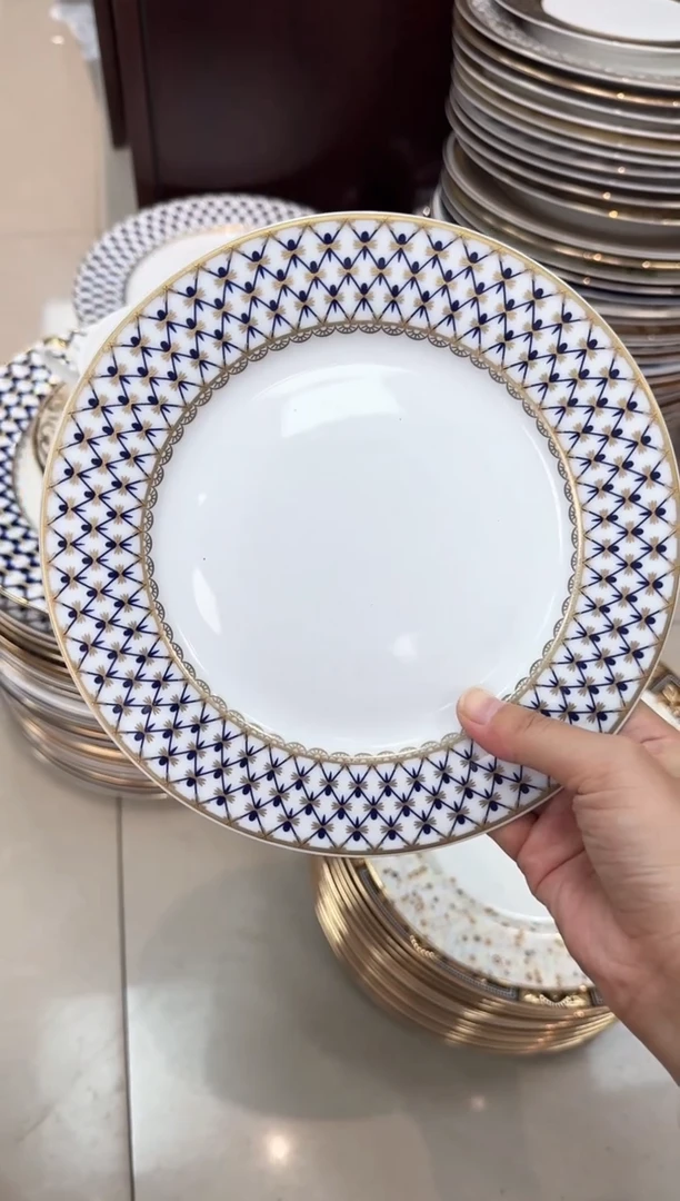 【闪购商品】瓷片8寸平盘微瑕 春节活动福利价