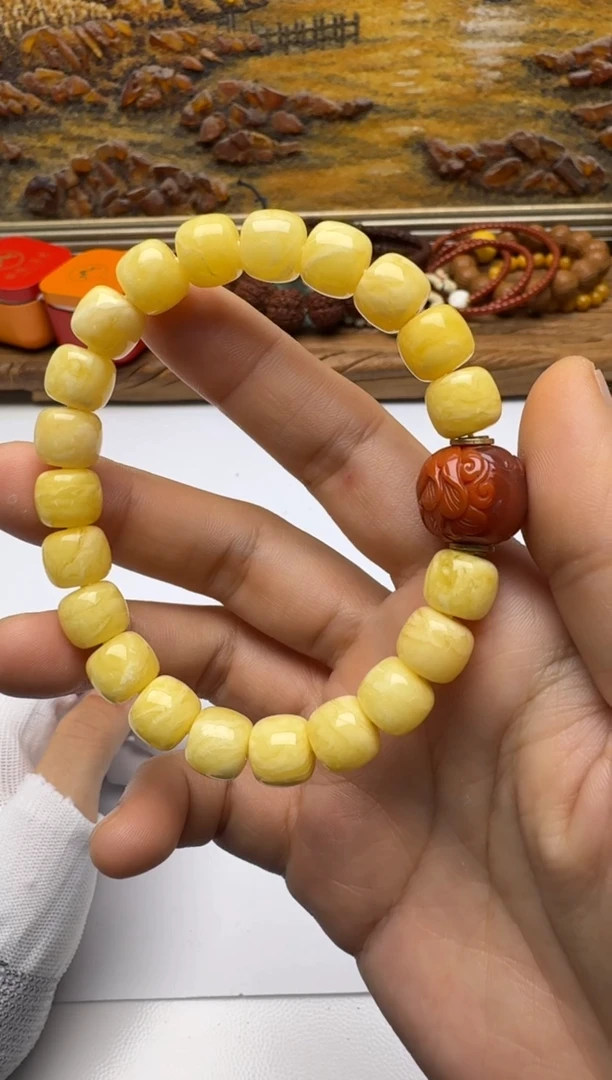 手串蜜蜡未镶嵌蜜蜡手串