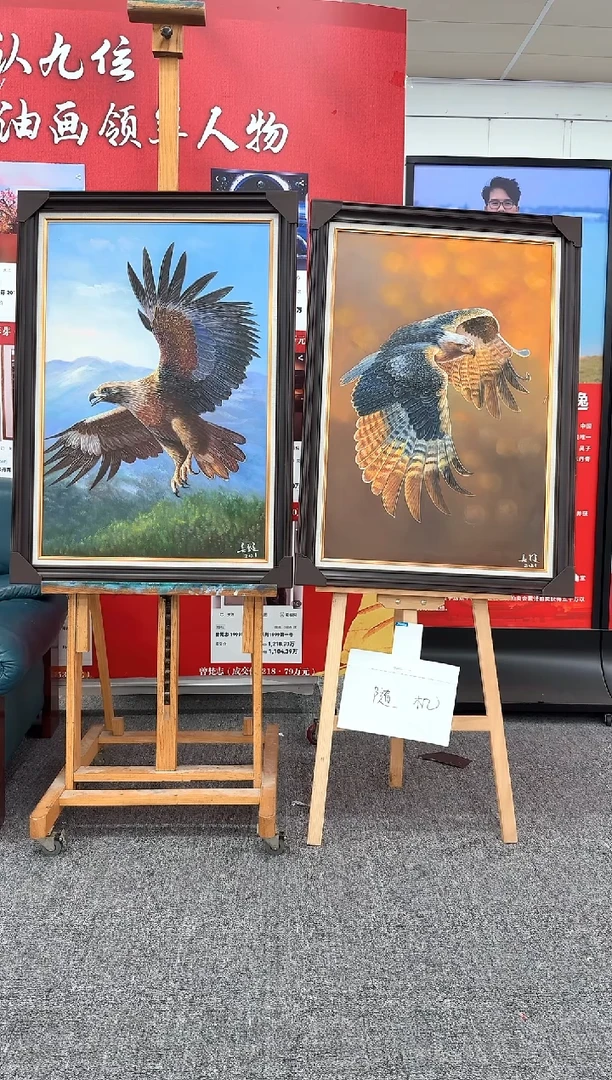 油画16鹰-吴子逸-油画丨随机