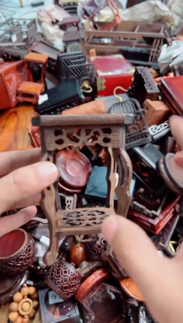 木100花架底座花架摆件处理