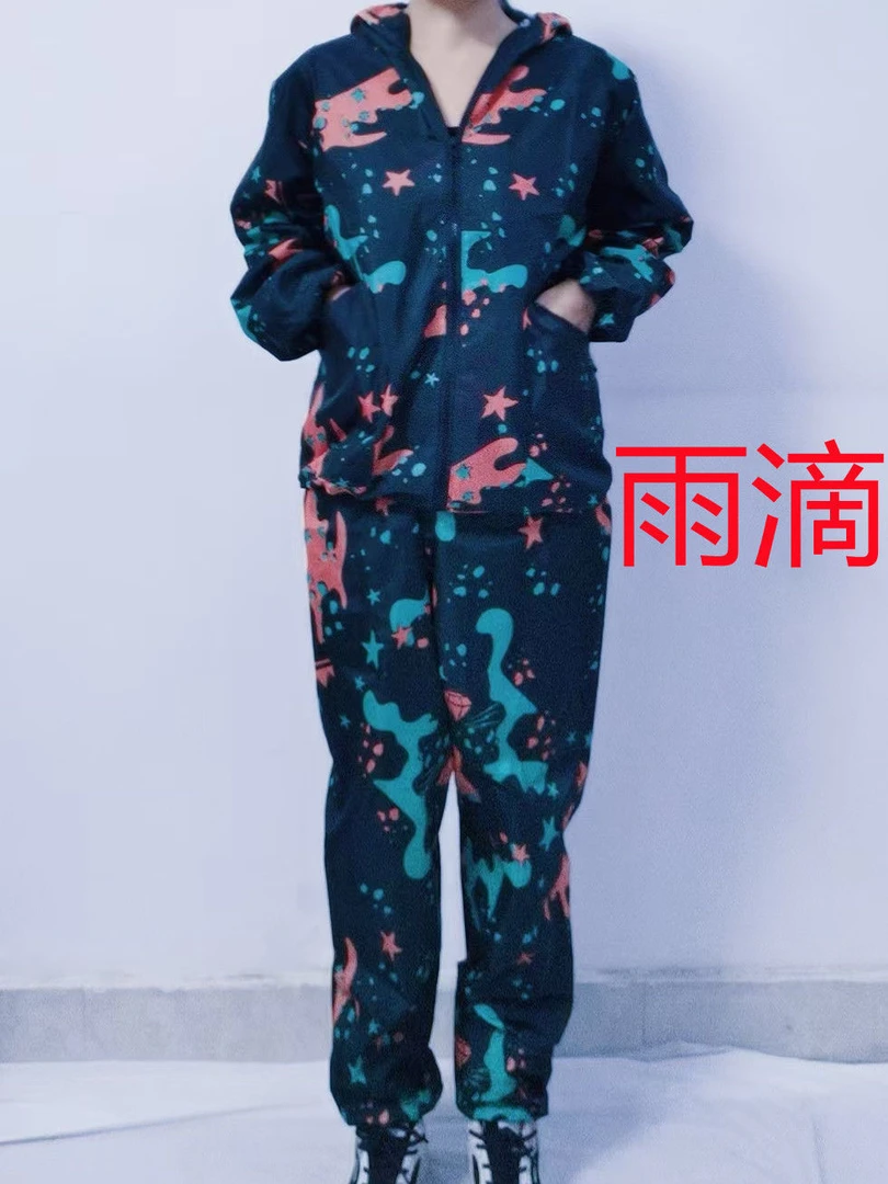 防护服耐磨防静电男女通用防岩棉宽松连帽防灰尘不粘毛防尘工作服