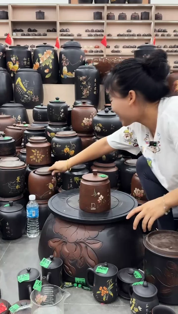 罐大大瑕疵茶叶罐  100克古铜色 096
