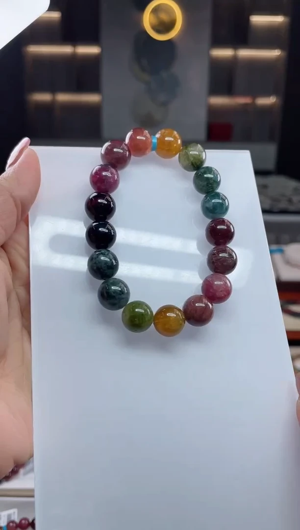 单圈手串未镶嵌碧玺（多样性发一条）T