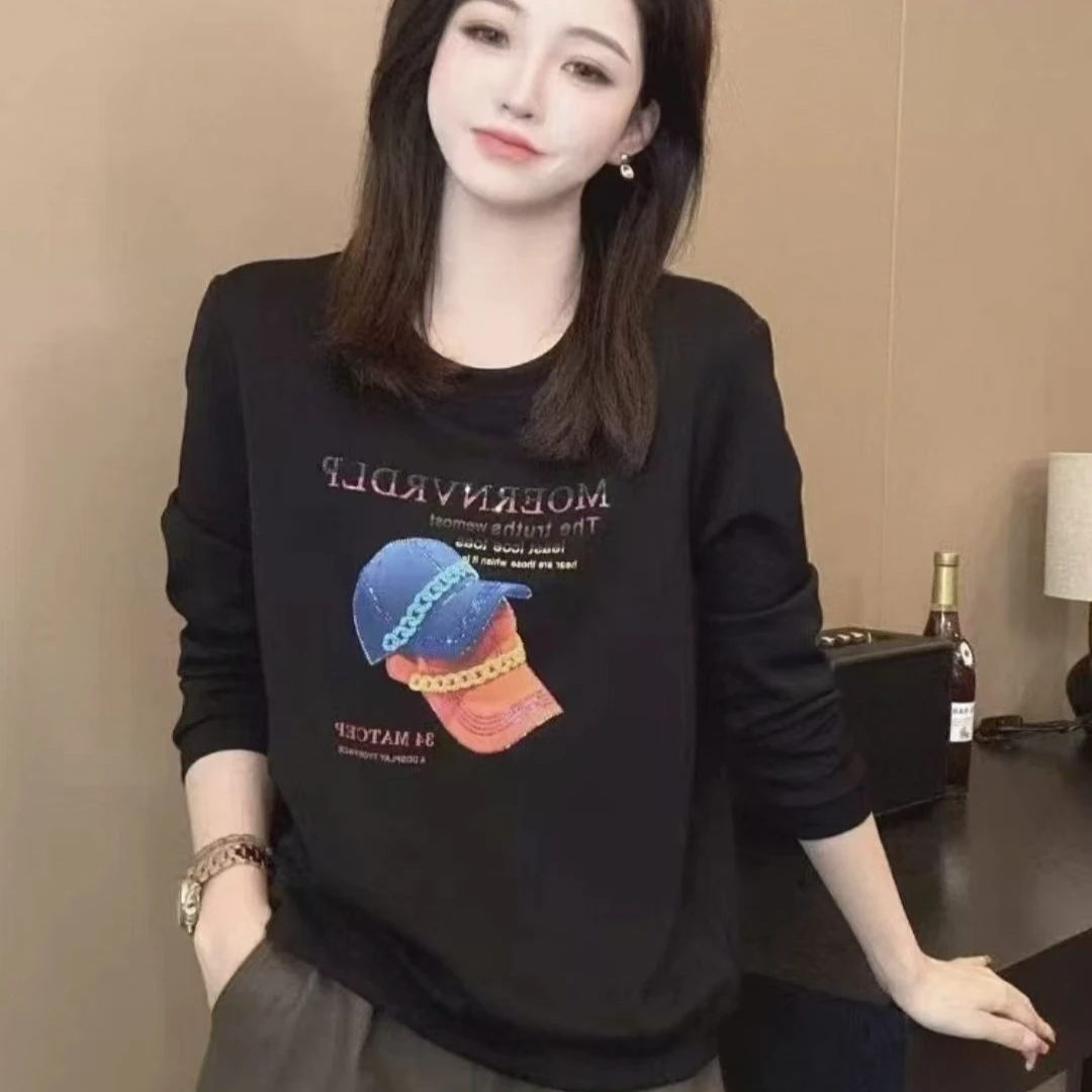 早春新款遮肉显瘦大码彩帽卫衣