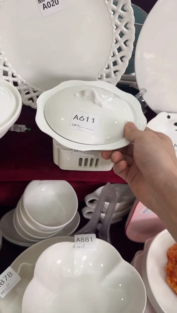 摆件陶A611  仓库清仓微瑕陶瓷餐具（颜色随机）