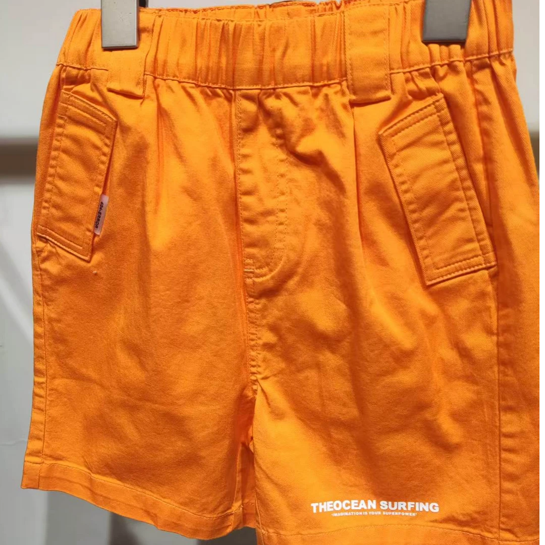 【2317】童装合身5分直筒裤