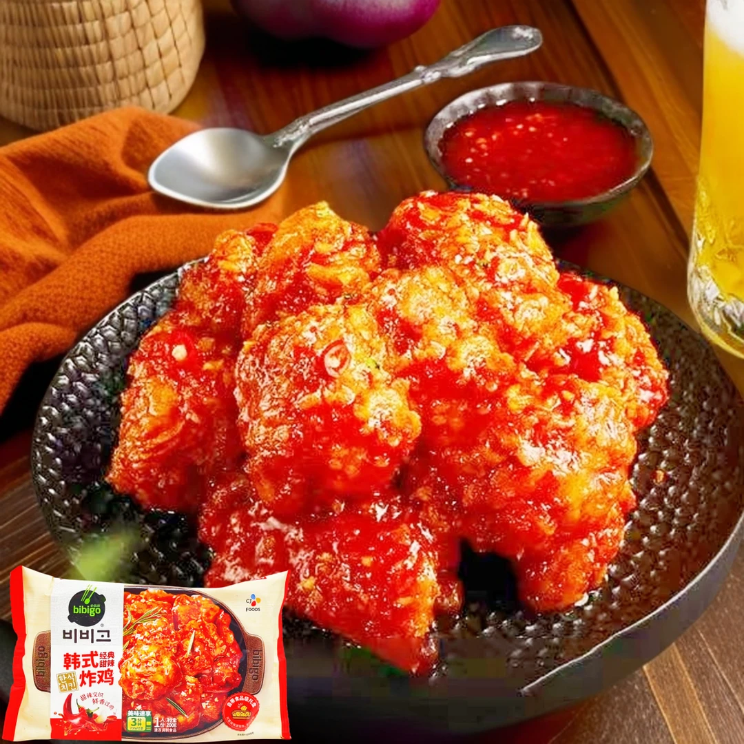 【限用期限2025年7月5】必品阁经典甜辣韩式炸鸡200g/3袋