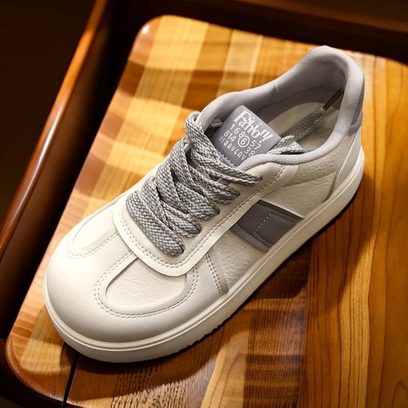 2588《k01》2501百搭厚底小白鞋甜美板鞋休闲板鞋女鞋鞋子72＋127