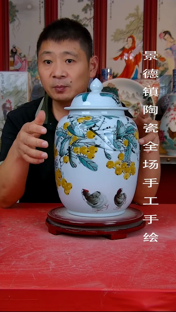 摆件景德镇陶瓷 全场手工手绘20