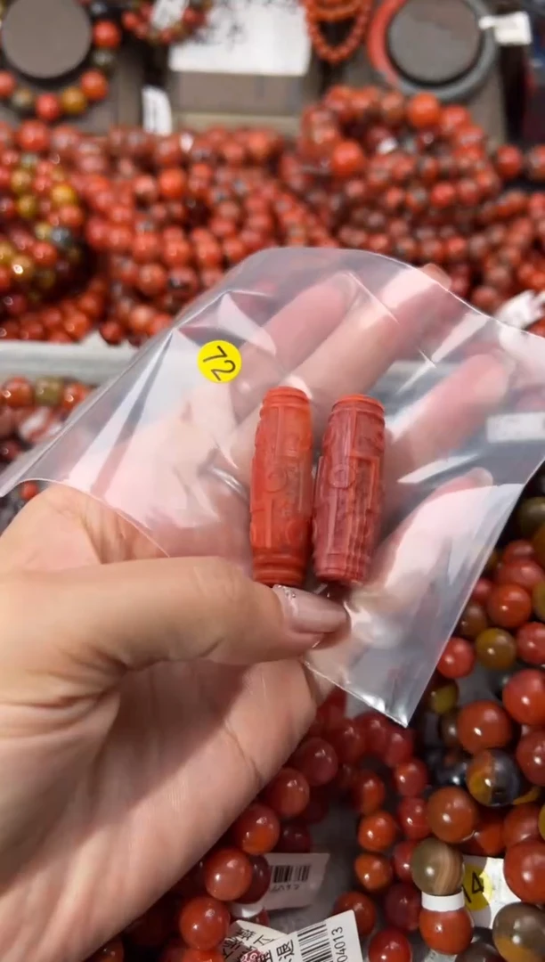 未镶嵌手串南红玛瑙玉**冈17*