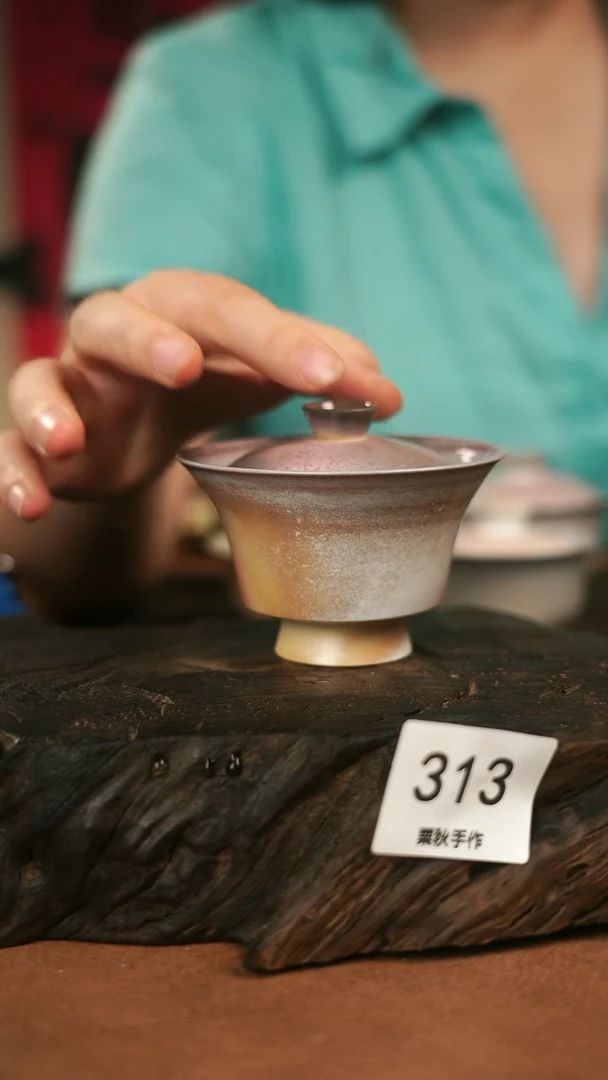 瓷片栗秋手工手作柴烧@@313